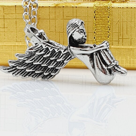 Saint Girl Angel Necklace for Men/Women, BL55590020 - Picture 7 of 13